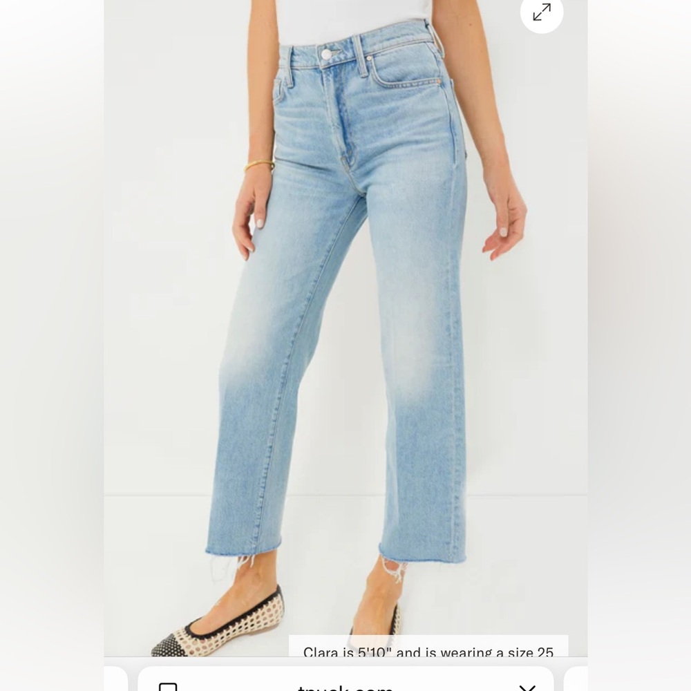 MOTHER Denim The Rambler Zip Ankle Fray in I'm With The Band